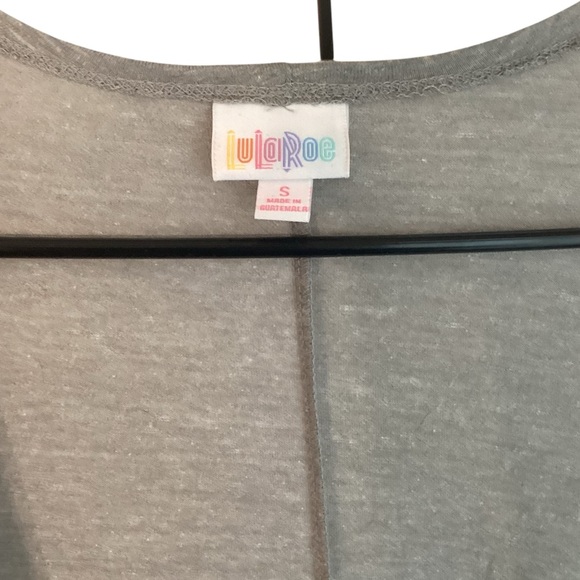 NWT LuLaRoe Lindsay Cardigan Coverup Gray Size S - Picture 5 of 5